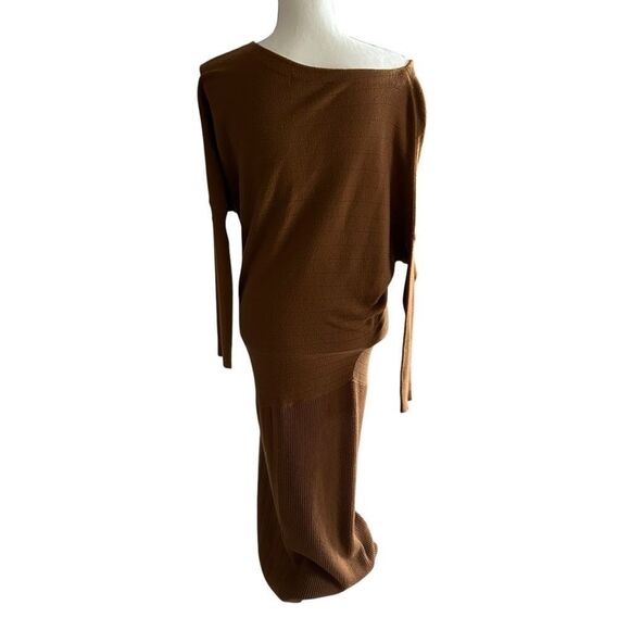 Victor Alfaro Asymmetrical Sweater Dress Size XS - Picture 7 of 8